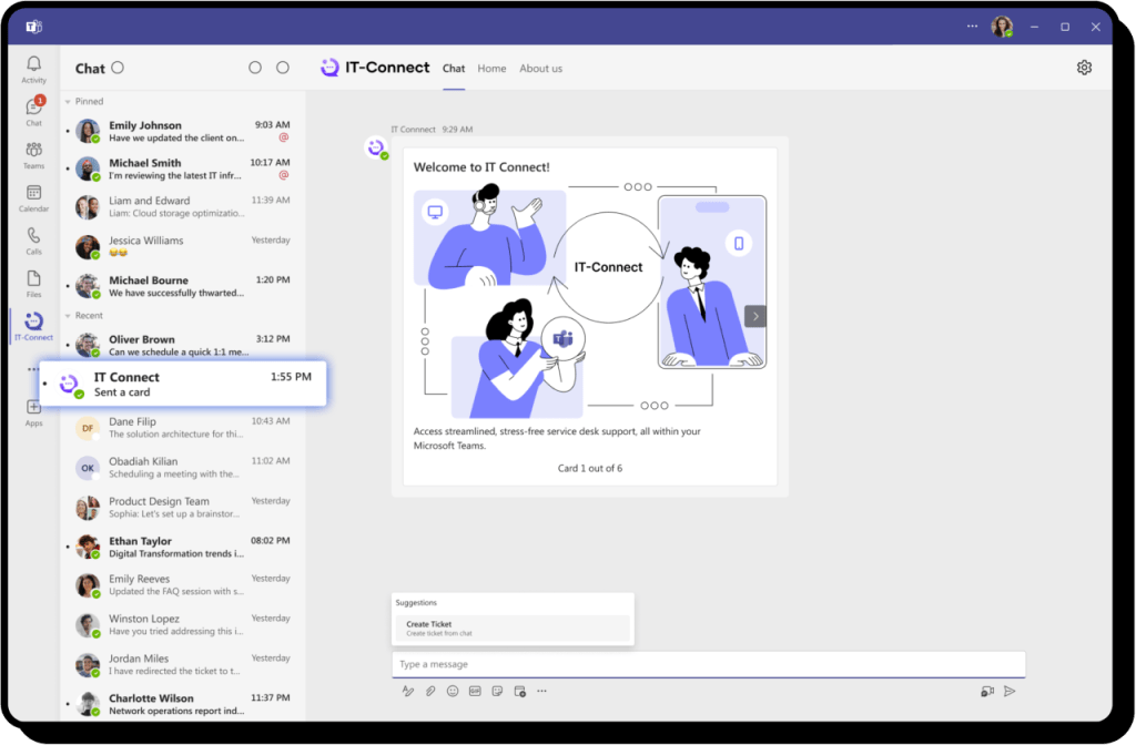 IT-Connect enables Microsoft Teams ticketing for MSPs by DeskDay