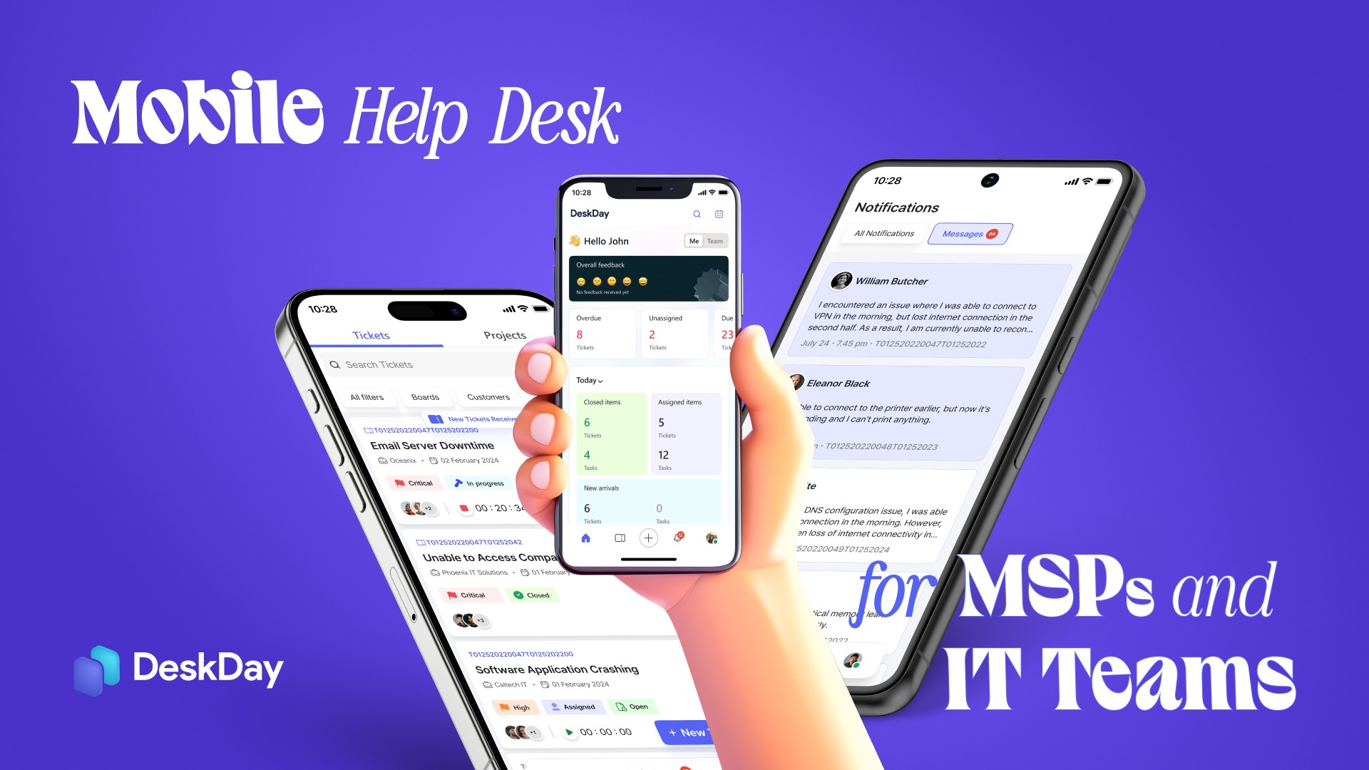 Mobile Help Desk for MSPs and IT Teams